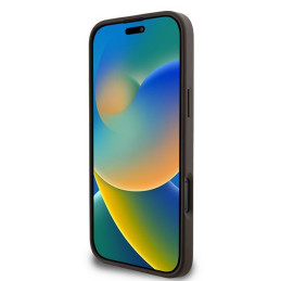 Guess 4G Big Logo dėklas, skirtas iPhone 16 Pro - rudas