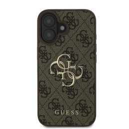 Guess 4G Big Logo dėklas, skirtas iPhone 16 Plus - rudas