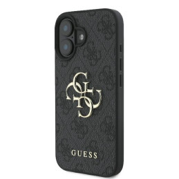 Guess 4G Big Logo dėklas iPhone 16 - juodas