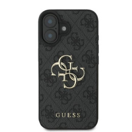 Guess 4G Big Logo dėklas iPhone 16 - juodas