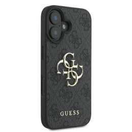Guess 4G Big Logo dėklas iPhone 16 - juodas