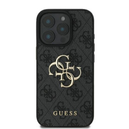 Guess 4G Big Logo dėklas, skirtas iPhone 16 Pro Max - juodas