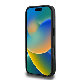 Guess 4G Big Logo dėklas, skirtas iPhone 16 Pro Max - juodas