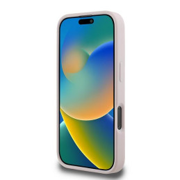 Karl Lagerfeld Quilted Signature dėklas, skirtas iPhone 16 Pro Max – rožinis