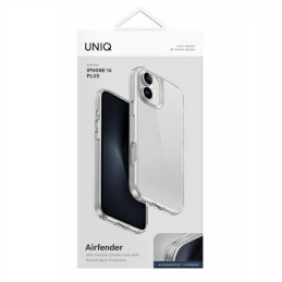 UNIQ Air Fender dėklas iPhone 16 Plus - skaidrus