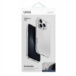 UNIQ Air Fender dėklas iPhone 16 Pro - skaidrus