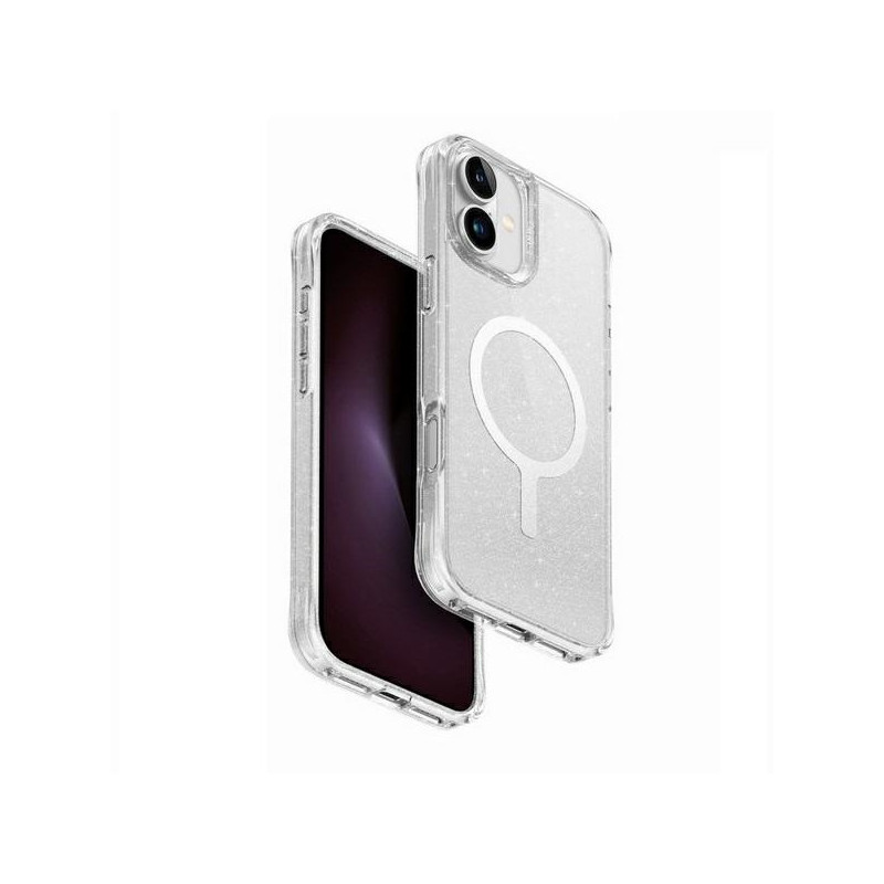 UNIQ LifePro Xtreme Magclick Charging iPhone 16 Plus dėklas - skaidrus