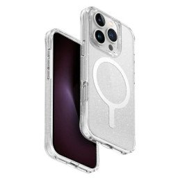 UNIQ LifePro Xtreme Magclick įkrovimo dėklas iPhone 16 Pro - skaidrus