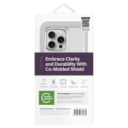 UNIQ LifePro Xtreme dėklas, skirtas iPhone 16 Pro - skaidrus