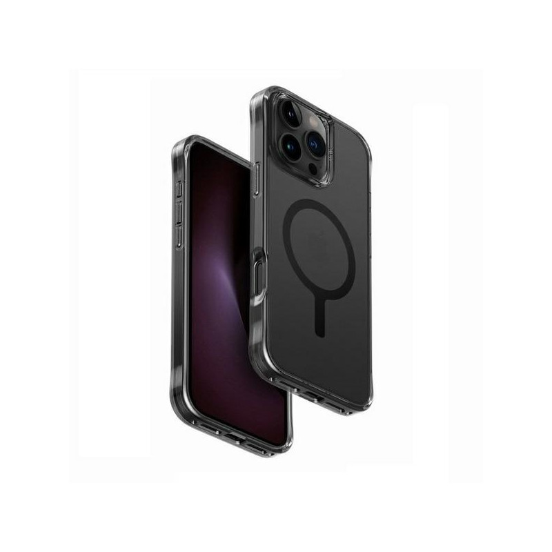 UNIQ LifePro Xtreme Magclick įkrovimo dėklas, skirtas iPhone 16 Pro Max - pilkas