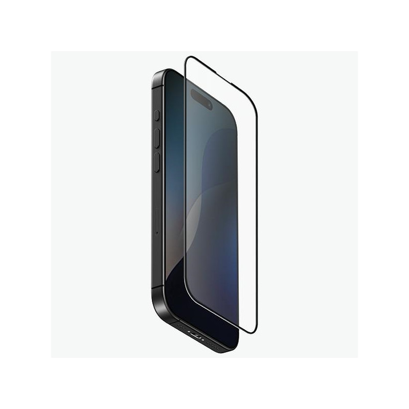 UNIQ Optix Matte grūdintas stiklas su matiniu aplikatoriumi iPhone 16 Pro
