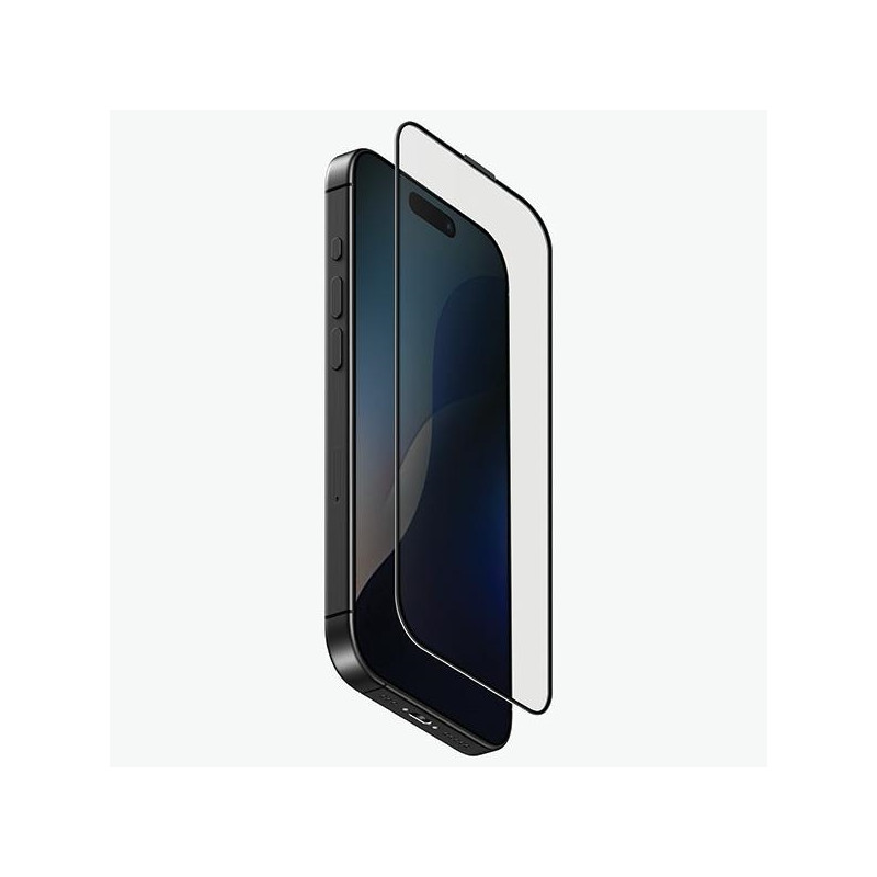 UNIQ Optix Vivid grūdintas stiklas su aplikatoriumi, skirtas iPhone 16 Plus