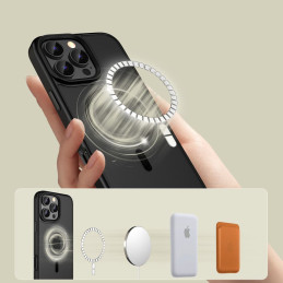 Tech-Protect MagMat MagSafe dėklas iPhone 15 Plus - mėlynas