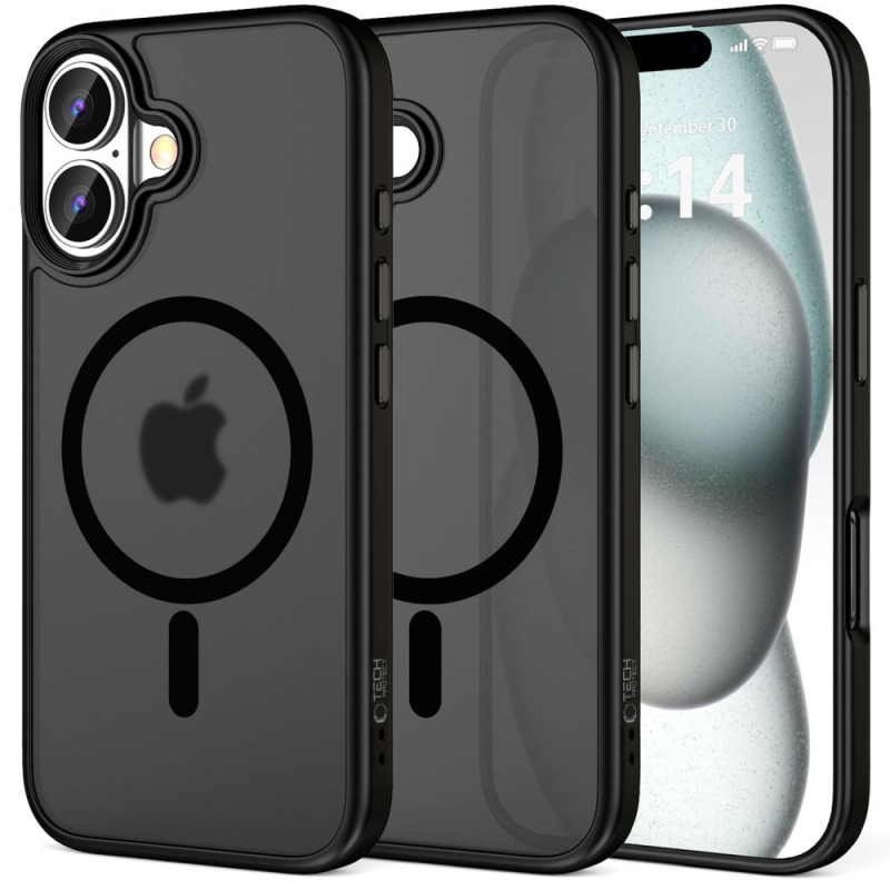 Tech-Protect MagMat MagSafe dėklas iPhone 16 Plus - juodas
