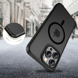 Tech-Protect MagMat MagSafe dėklas iPhone 16 Pro Max - juodas