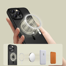 Tech-Protect MagMat MagSafe dėklas iPhone 16 Pro Max - juodas