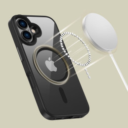 Tech-Protect MagMat MagSafe dėklas iPhone 16 - skaidrus