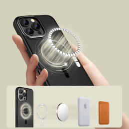 Tech-Protect MagEdge MagSafe dėklas iPhone 16 Pro Max - permatomas