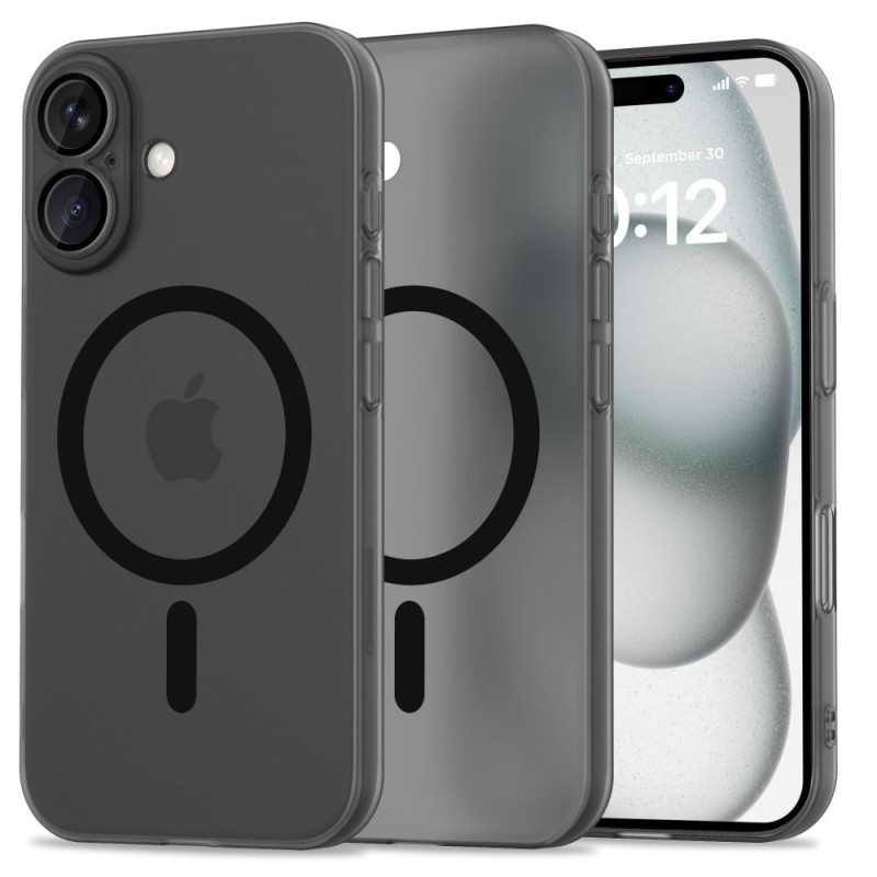 Tech-Protect MagSlim MagSafe dėklas iPhone 16 - juodas