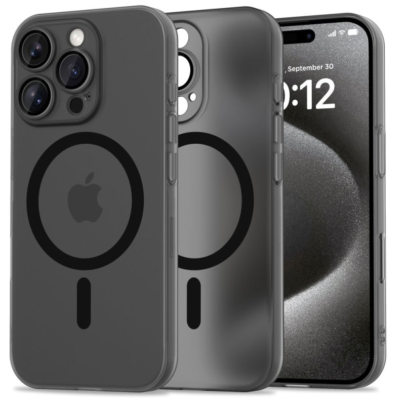 Tech-Protect MagSlim MagSafe dėklas iPhone 16 Pro - juodas