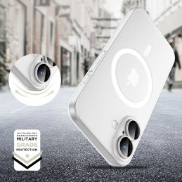 Tech-Protect MagSlim MagSafe dėklas iPhone 16 - juodas