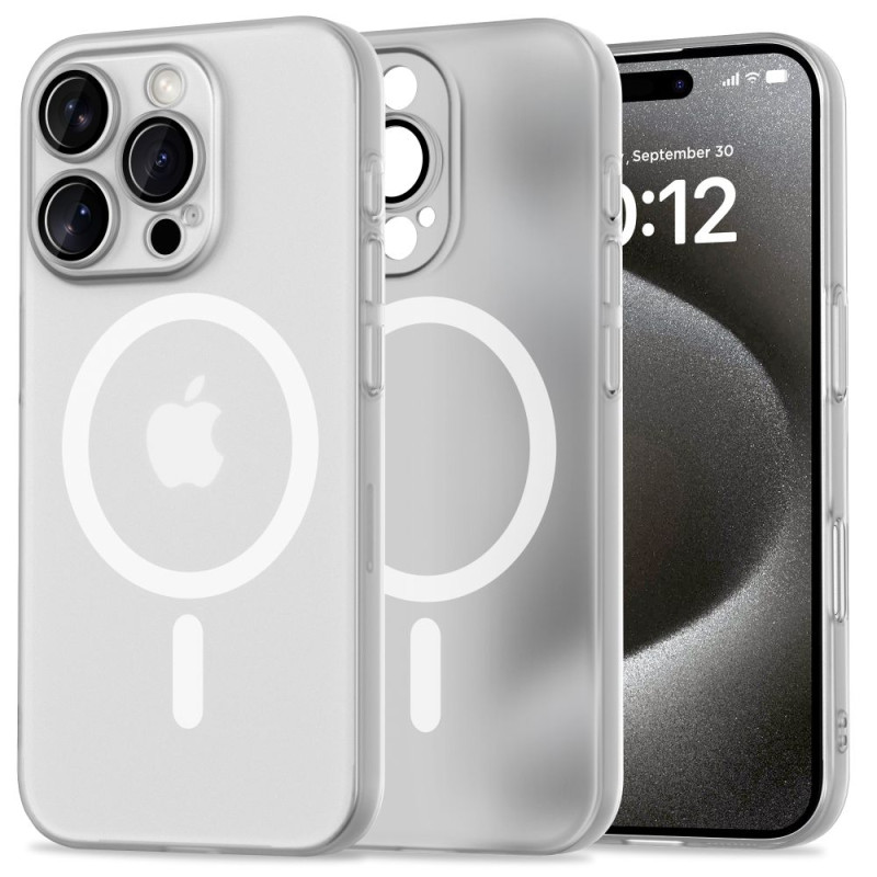 Tech-Protect MagSlim MagSafe dėklas iPhone 16 Pro - baltas