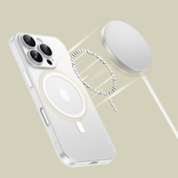 Tech-Protect MagSlim MagSafe dėklas iPhone 16 Pro - baltas