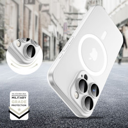 Tech-Protect MagSlim MagSafe dėklas iPhone 16 Pro Max - baltas