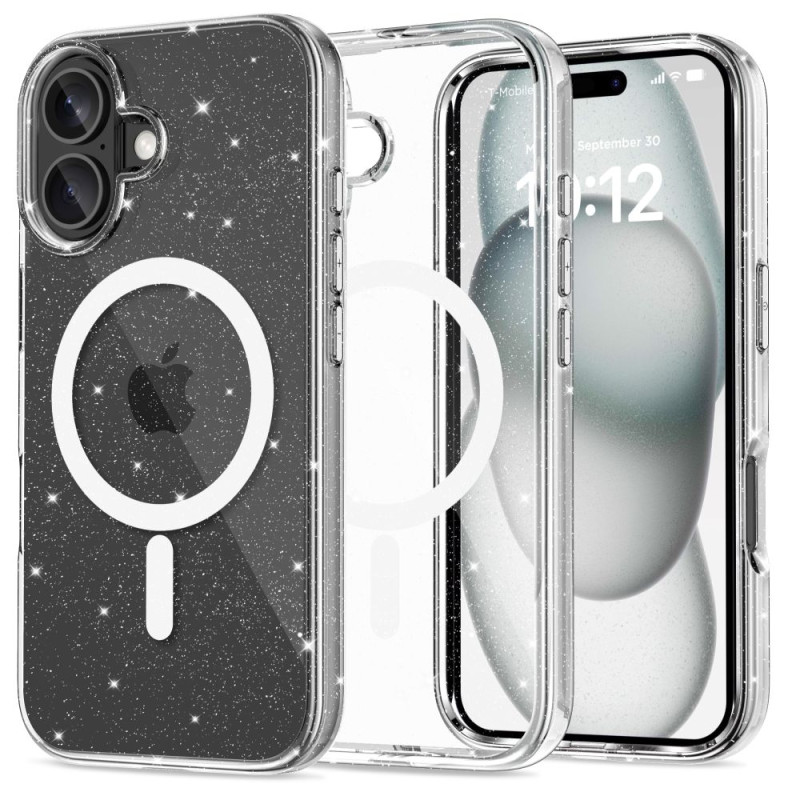 Tech-Protect FlexAir Hybrid MagSafe dėklas iPhone 16 - skaidrus