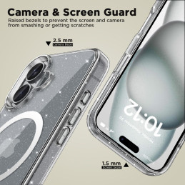 Tech-Protect FlexAir Hybrid MagSafe dėklas iPhone 16 - skaidrus