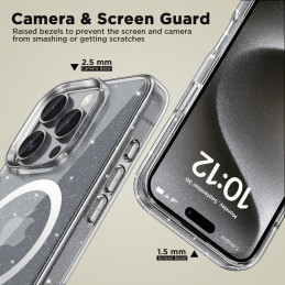 Tech-Protect FlexAir Hybrid MagSafe dėklas iPhone 16 Pro - skaidrus