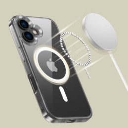 Tech-Protect FlexAir Hybrid MagSafe dėklas iPhone 16 - skaidrus