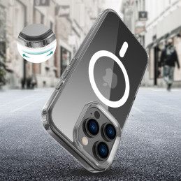 Tech-Protect FlexAir Hybrid MagSafe dėklas iPhone 16 Pro - skaidrus