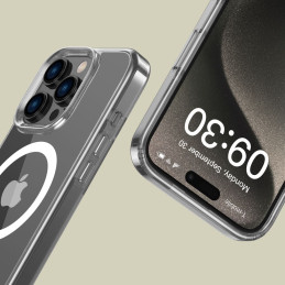 Tech-Protect FlexAir Hybrid MagSafe dėklas iPhone 16 Pro - skaidrus