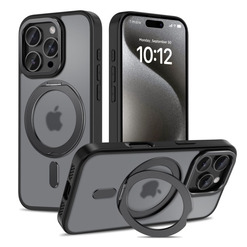 Tech-Protect MagRing MagSafe dėklas su stovu iPhone 16 Pro - juodas