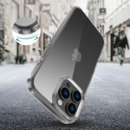 Tech-Protect FlexAir Hybrid iPhone 16 Pro Max dėklas - skaidrus