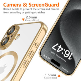 Tech-Protect MagFlex MagSafe dėklas iPhone 16 - auksinis