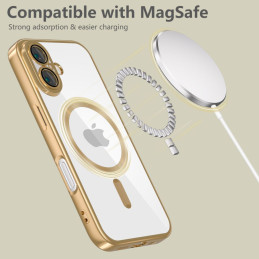 Tech-Protect MagFlex MagSafe dėklas iPhone 16 - auksinis