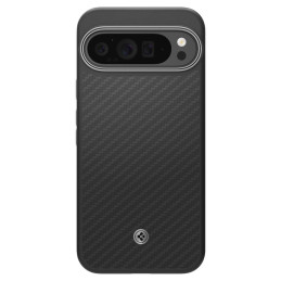Spigen Enzo Aramid dėklas, skirtas Google Pixel 9 Pro XL – juodas