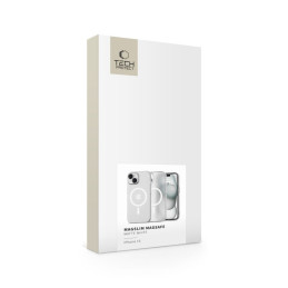 Tech-Protect MagSlim MagSafe dėklas iPhone 15 - baltas