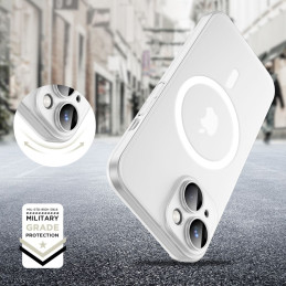Tech-Protect MagSlim MagSafe dėklas iPhone 15 - baltas