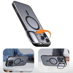 Tech-Protect MagStand MagSafe dėklas su stovu iPhone 15 Pro - juodas