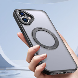 Tech-Protect MagRing MagSafe dėklas su stovu iPhone 15 - juodas