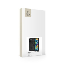 Tech-Protect PowerCase MagSafe dėklas su 7000 mAh maitinimo bloku, skirtas iPhone 16 Pro - juodas