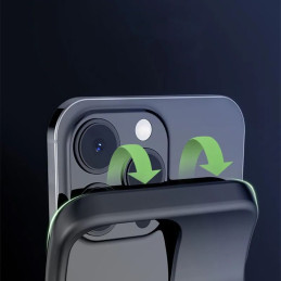 Tech-Protect PowerCase MagSafe dėklas su 7000 mAh maitinimo bloku, skirtas iPhone 16 Pro - juodas