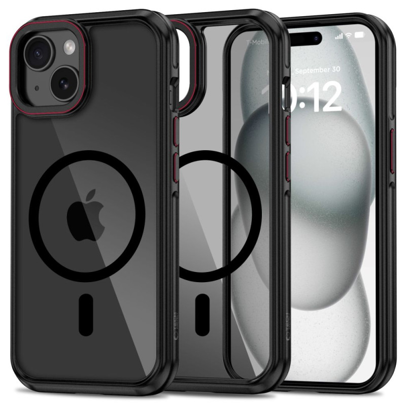 Tech-Protect MagHybrid MagSafe dėklas iPhone 15 - juodas