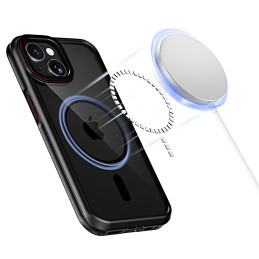 Tech-Protect MagHybrid MagSafe dėklas iPhone 15 - juodas