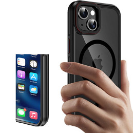 Tech-Protect MagHybrid MagSafe dėklas iPhone 15 - juodas