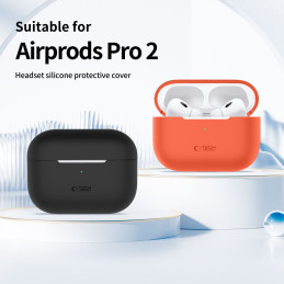 Tech-Protect silikoninis dėklas Apple AirPods Pro 1/ 2 - smėlio spalvos