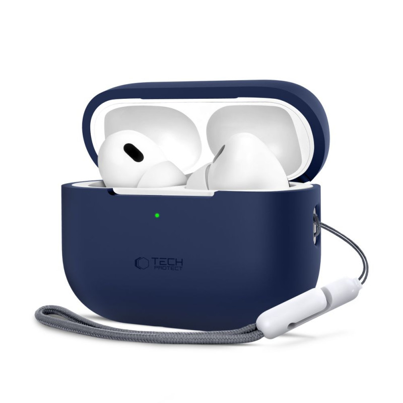 Tech-Protect silikoninis dėklas, skirtas Apple AirPods Pro 1/ 2 - mėlynas